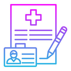 Obraz premium Registration Icon