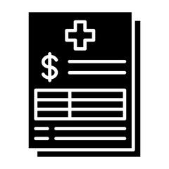 Fototapeta premium Costs Icon