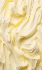 close up of mayonnaise cream texture as background