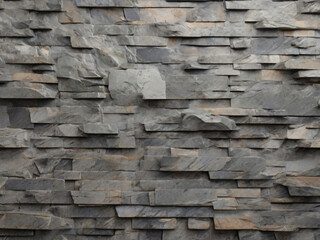 Fototapeta premium Natural gray granite stone texture background.
