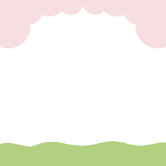 파스텔톤 프레임 테두리 틀 frame