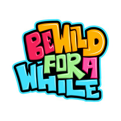 Concept colorful Typography Motivational Quote Design