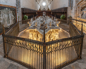 Sepulchers of John II of Castile and Isabella of Portugal in the Miraflores Charterhouse by Jenaro...
