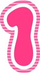 1 One Valentine Heart Number