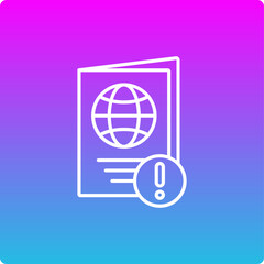 Illegal Passport Icon