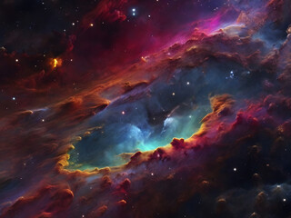 Obraz na płótnie Canvas Cosmic Nebula background