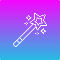 Fototapeta premium Magic wand Icon