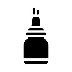 nasal spray glyph icon