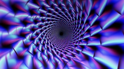 Fabulous fractal moving optical illusion background