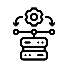 database line icon