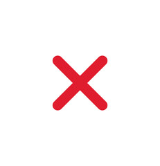 Fototapeta premium reject symbol isolated on a white background