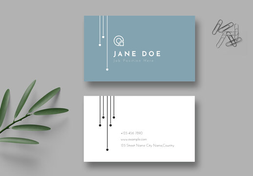 Business Card Design Layout