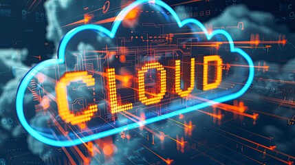 Cloud technology with text