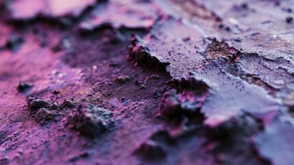 Close-up of concrete surface purple colors