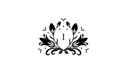 Floral Design Alphabetical Logo