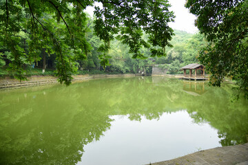 Fototapeta na wymiar Shanjuan Cave Scenic Area, Yixing City, Wuxi City, Jiangsu Province, China