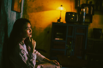 Woman wearing sunglasses while standing against trees,Young woman holding food and drink against wall,Portrait of woman wearing black sunglasses while standing behind friend.