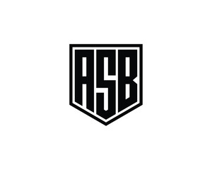 ASB Logo design vector template