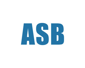 ASB Logo design vector template