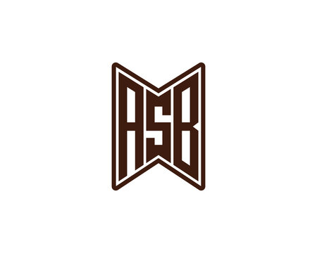 ASB Logo design vector template