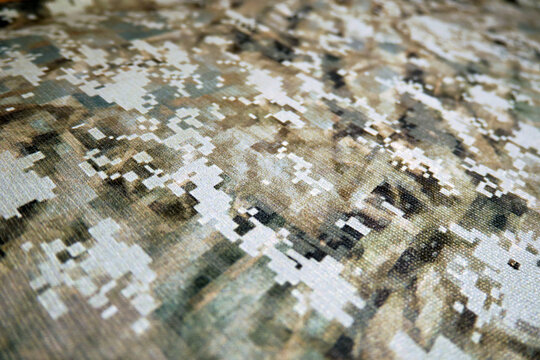 Stoff mit Tarnmuster - camouflage tissue