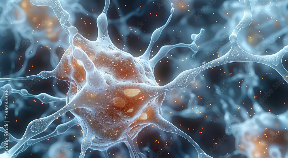 Aufkleber Convolutional neural network. Generative AI.
