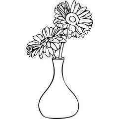flower in a jar svg png