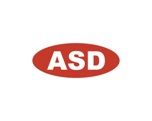 ASD logo design vector template