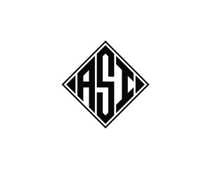 ASI logo design vector template