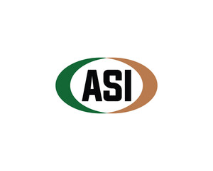 ASI logo design vector template