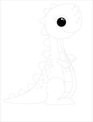 dinosaur  coloring page