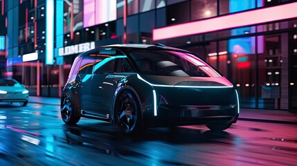 Future technology EV Car