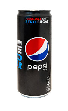 A can of Pepsi soft drink