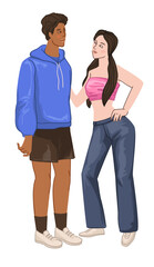 Teenagers from 2000s, fashion and style of 00s