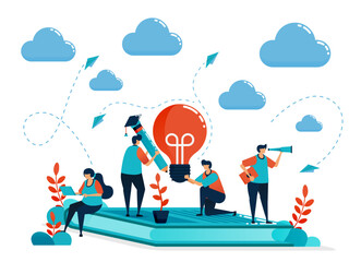 cloud computing concept with network