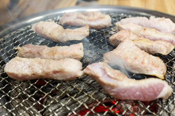 Korea bbq. pork shoulder butt. pork neck
