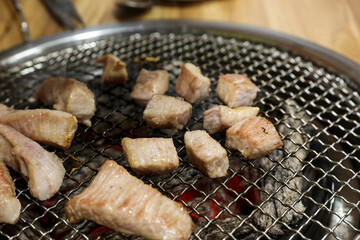 Korea bbq. pork shoulder butt. pork neck