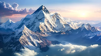 Photo sur Plexiglas Everest A majestic winter scene in Rocky Mountain National Park