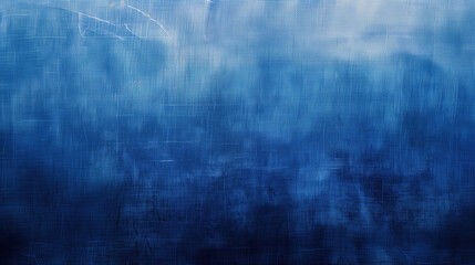 Indigo Blue Textured Abstract Vintage Canvas Background.