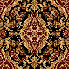 Ethnic ikat seamless pattern geometric abstract designs with traditional motifs.