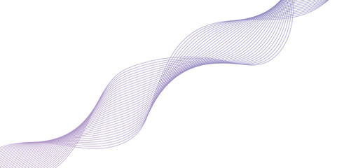 Fototapeta premium Abstract blend wave lines and technology background. Background lines wave abstract stripe design. White background, mesh abstract, vector gradient line soft blend. 