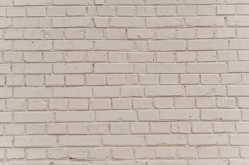 white brick wall background. copy space.
