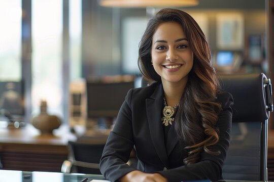 Pinnacle of Professionalism: A White Female Businesswoman, Exuding Confidence and Competence, Immersed in Her Office Duties, Exhibiting Executive Grace at Her Desk