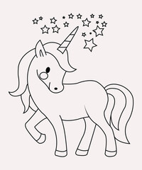 unicon coloring page for kisd