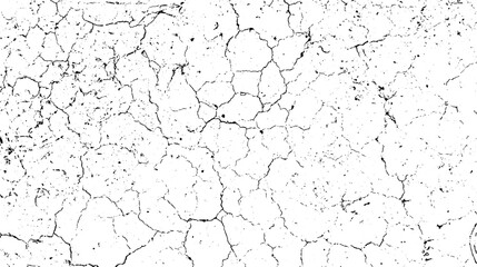 white painted wall of grunge effect, a black and white vector of a cracked wall, grunge effect for overly