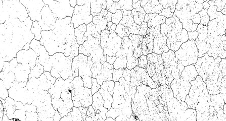 a black and white vector of a cracked land grungy texture, vintage grunge effect for extra effect 