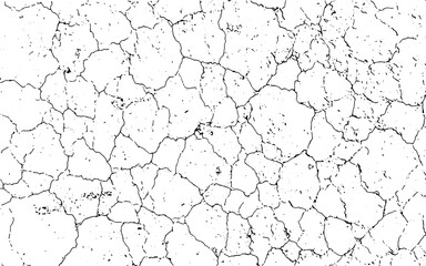 texture of the old wall, vintage black and white grunge vector of cracked concrete, grungy effect with noise