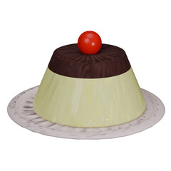 cake isolated on white