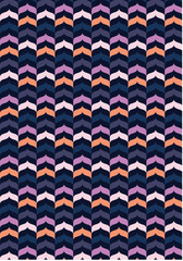 Fototapeta premium Colorful Seamless Pattern Background Illustration