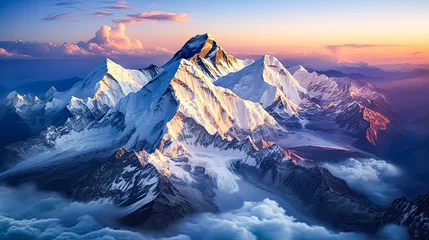Papier Peint photo autocollant Everest A majestic winter scene in Rocky Mountain National Park
